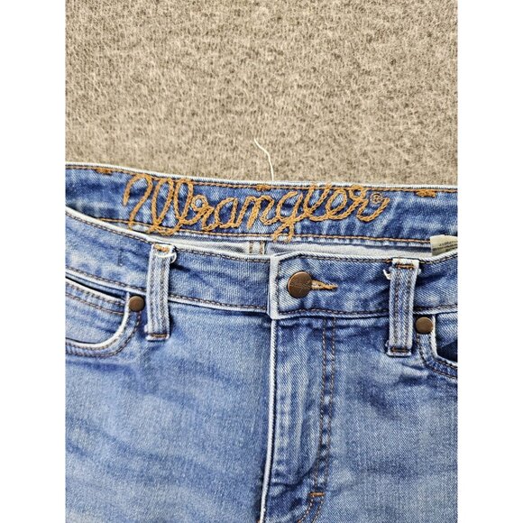 Wrangler Retro Jeans Womens Size 28x32 High Rise Trouser Boot Medium Wash - Picture 5 of 12